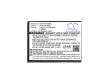 Kyocera SCP-64LBPS helyettesítő mobiltelefon akkumulátor (Li-ion, 3.8V, 2100mAh / 7.98Wh) - Utángyártott