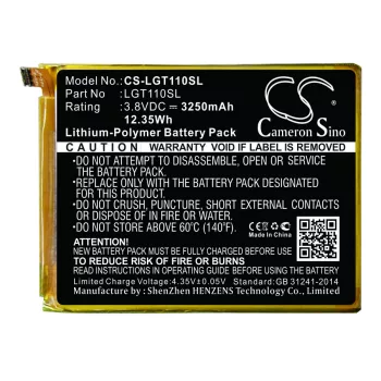   Leagoo T1 plus készülékhez mobiltelefon akkumulátor (Li-Polymer, 3.8V, 3250mAh / 12.35Wh) - Utángyártott