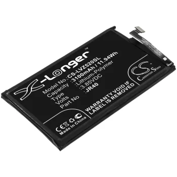   Lenovo JR40 helyettesítő mobiltelefon akkumulátor (Li-Polymer, 3.85V, 3100mAh / 11.94Wh) - Utángyártott