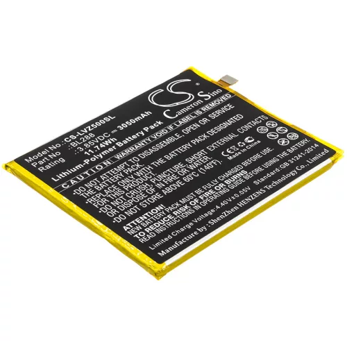 Lenovo BL288 helyettesítő mobiltelefon akkumulátor (Li-Polymer, 3.85V, 3050mAh / 11.74Wh) - Utángyártott