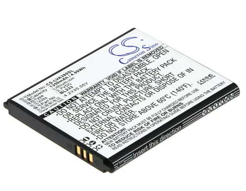 Lenovo BL233 helyettesítő mobiltelefon akkumulátor (Li-ion, 3.7V, 1350mAh / 5.00Wh) - Utángyártott