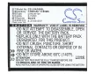 Lenovo BL233 helyettesítő mobiltelefon akkumulátor (Li-ion, 3.7V, 1350mAh / 5.00Wh) - Utángyártott