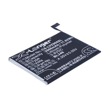   Lenovo BL246 helyettesítő mobiltelefon akkumulátor (Li-Polymer, 3.8V, 2900mAh / 11.02Wh) - Utángyártott