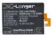 Lenovo BL223 helyettesítő mobiltelefon akkumulátor (Li-Polymer, 3.8V, 4000mAh / 15.20Wh) - Utángyártott