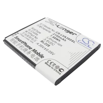   Lenovo BL228 helyettesítő mobiltelefon akkumulátor (Li-ion, 3.8V, 2100mAh / 7.98Wh) - Utángyártott