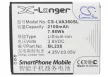 Lenovo BL228 helyettesítő mobiltelefon akkumulátor (Li-ion, 3.8V, 2100mAh / 7.98Wh) - Utángyártott