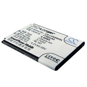   Lenovo BL181 helyettesítő mobiltelefon akkumulátor (Li-ion, 3.7V, 1750mAh / 6.48Wh) - Utángyártott