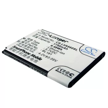   Lenovo BL181 helyettesítő mobiltelefon akkumulátor (Li-ion, 3.7V, 1750mAh / 6.48Wh) - Utángyártott