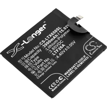   LeTV LTF26A helyettesítő mobiltelefon akkumulátor (Li-Polymer, 3.85V, 3900mAh / 15.02Wh) - Utángyártott