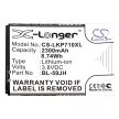 LG EAC62018401 helyettesítő mobiltelefon akkumulátor (Li-ion, 3.8V, 2300mAh / 8.74Wh) - Utángyártott