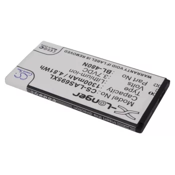   LG EAC61758502 helyettesítő mobiltelefon akkumulátor (Li-ion, 3.7V, 1300mAh / 4.81Wh) - Utángyártott