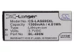 LG EAC61758502 helyettesítő mobiltelefon akkumulátor (Li-ion, 3.7V, 1300mAh / 4.81Wh) - Utángyártott