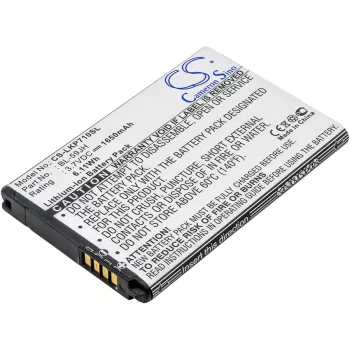   LG EAC62018401 helyettesítő mobiltelefon akkumulátor (Li-ion, 3.7V, 1650mAh / 6.11Wh) - Utángyártott