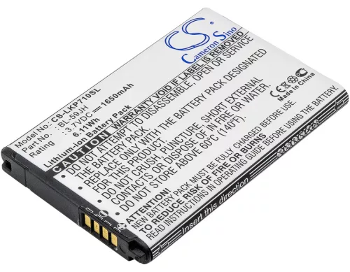 LG EAC62018401 helyettesítő mobiltelefon akkumulátor (Li-ion, 3.7V, 1650mAh / 6.11Wh) - Utángyártott