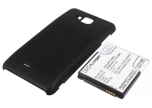 LG EAC61858601 AAC helyettesítő mobiltelefon akkumulátor (Li-ion, 3.7V, 3100mAh / 11.47Wh) - Utángyártott