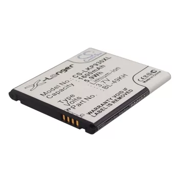   Verizon LGVS920BAT helyettesítő mobiltelefon akkumulátor (Li-ion, 3.7V, 1600mAh / 5.9Wh) - Utángyártott