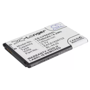   LG EAC61838702 helyettesítő mobiltelefon akkumulátor (Li-ion, 3.7V, 1700mAh / 6.2Wh) - Utángyártott