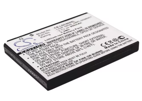 LG SBPL0098701 helyettesítő mobiltelefon akkumulátor (Li-ion, 3.7V, 900mAh) - Utángyártott