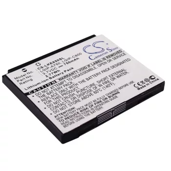  LG LGIP-A750, LGIP-C800 helyettesítő mobiltelefon akkumulátor (Li-ion, 3.7V, 750mAh) - Utángyártott