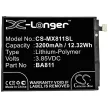 Meizu BA811 helyettesítő mobiltelefon akkumulátor (Li-Polymer, 3.85V, 3200mAh / 12.32Wh) - Utángyártott