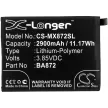 Meilan BA872 helyettesítő mobiltelefon akkumulátor (Li-Polymer, 3.85V, 2900mAh / 11.17Wh) - Utángyártott