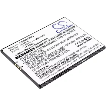   Meizu BA818 helyettesítő mobiltelefon akkumulátor (Li-Polymer, 3.85V, 3000mAh / 11.55Wh) - Utángyártott