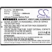 Meizu BA818 helyettesítő mobiltelefon akkumulátor (Li-Polymer, 3.85V, 3000mAh / 11.55Wh) - Utángyártott