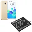 Meizu BA810 helyettesítő mobiltelefon akkumulátor (Li-Polymer, 3.85V, 3000mAh / 11.55Wh) - Utángyártott