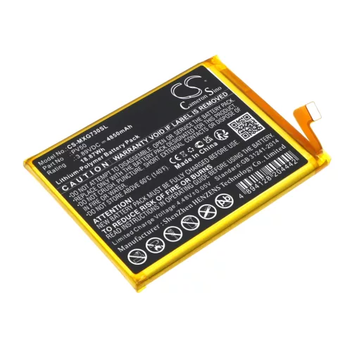 Motorola SB18D61156 helyettesítő mobiltelefon akkumulátor (Li-Polymer, 3.89V, 4850mAh / 18.87Wh) - Utángyártott