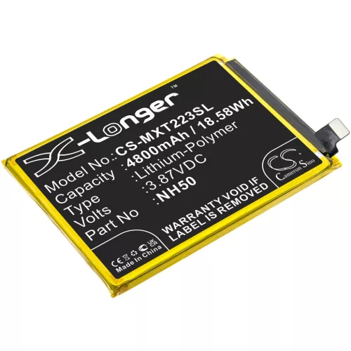 Motorola SB18D45495 helyettesítő mobiltelefon akkumulátor (Li-Polymer, 3.87V, 4800mAh / 18.58Wh) - Utángyártott