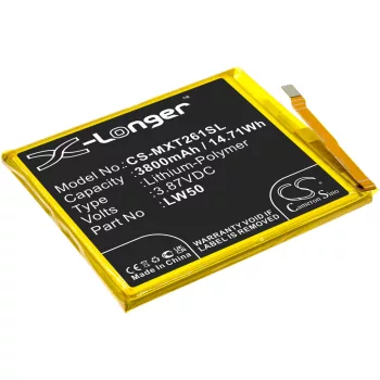   Motorola SB18C62948 helyettesítő mobiltelefon akkumulátor (Li-Polymer, 3.87V, 3800mAh / 14.71Wh) - Utángyártott