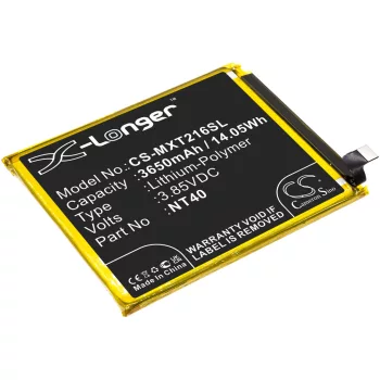   Motorola NT40 helyettesítő mobiltelefon akkumulátor (Li-Polymer, 3.85V, 3650mAh / 14.05Wh) - Utángyártott