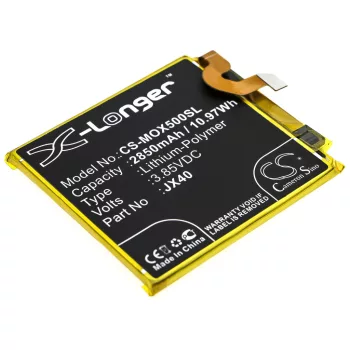  Motorola JX40 helyettesítő mobiltelefon akkumulátor (Li-Polymer, 3.85V, 2850mAh / 10.97Wh) - Utángyártott