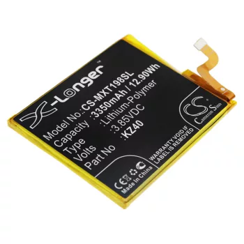   Motorola KZ40 helyettesítő mobiltelefon akkumulátor (Li-Polymer, 3.85V, 3350mAh / 12.90Wh) - Utángyártott