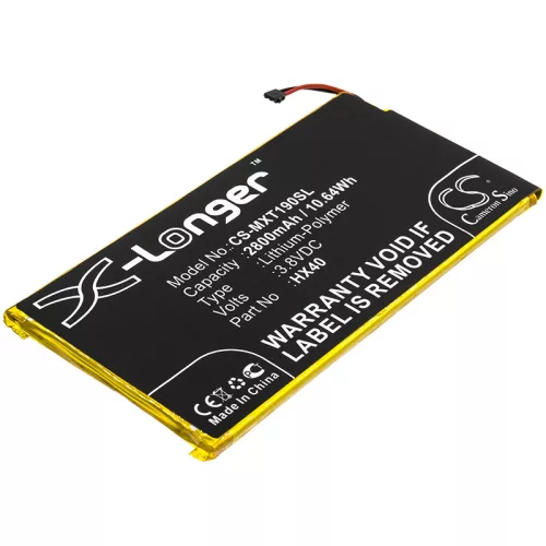 Motorola SNN5995A helyettesítő mobiltelefon akkumulátor (Li-Polymer, 3.8V, 2800mAh / 10.64Wh) - Utángyártott