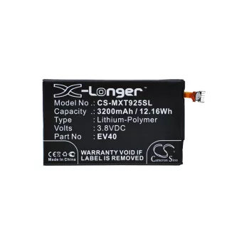   Motorola SNN5913A helyettesítő mobiltelefon akkumulátor (Li-Polymer, 3.8V, 3200mAh / 12.16Wh) - Utángyártott