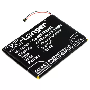   Motorola SNN5944A helyettesítő mobiltelefon akkumulátor (Li-Polymer, 3.8V, 2300mAh / 8.74Wh) - Utángyártott