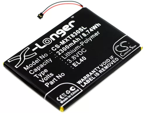 Motorola SNN5944A helyettesítő mobiltelefon akkumulátor (Li-Polymer, 3.8V, 2300mAh / 8.74Wh) - Utángyártott
