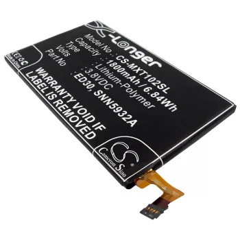   Motorola SNN5932A helyettesítő mobiltelefon akkumulátor (Li-Polymer, 3.8V, 1800mAh / 6.84Wh) - Utángyártott