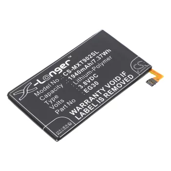   Motorola SNN5916A helyettesítő mobiltelefon akkumulátor (Li-Polymer, 3.8V, 1940mAh / 7.37Wh) - Utángyártott