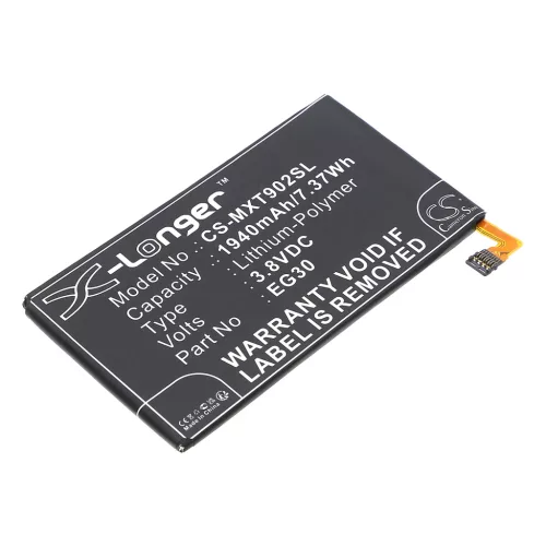 Motorola SNN5916A helyettesítő mobiltelefon akkumulátor (Li-Polymer, 3.8V, 1940mAh / 7.37Wh) - Utángyártott