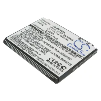   Motorola SNN5807A helyettesítő mobiltelefon akkumulátor (Li-ion, 3.7V, 720mAh / 2.66Wh) - Utángyártott