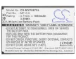 Myphone MP-S-K helyettesítő mobiltelefon akkumulátor (Li-ion, 3.7V, 1050mAh / 3.89Wh) - Utángyártott