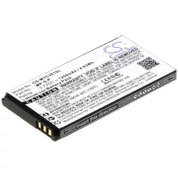   MyPhone MP-S-P helyettesítő mobiltelefon akkumulátor (Li-ion, 3.7V, 1250mAh / 4.63Wh) - Utángyártott