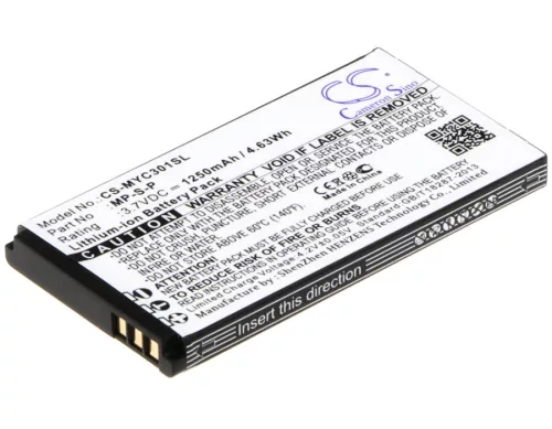MyPhone MP-S-P helyettesítő mobiltelefon akkumulátor (Li-ion, 3.7V, 1250mAh / 4.63Wh) - Utángyártott