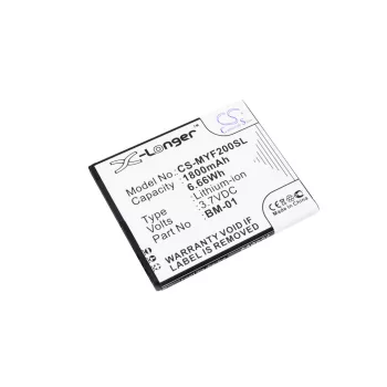   MyPhone BM-01 helyettesítő mobiltelefon akkumulátor (Li-ion, 3.7V, 1800mAh / 6.66Wh) - Utángyártott