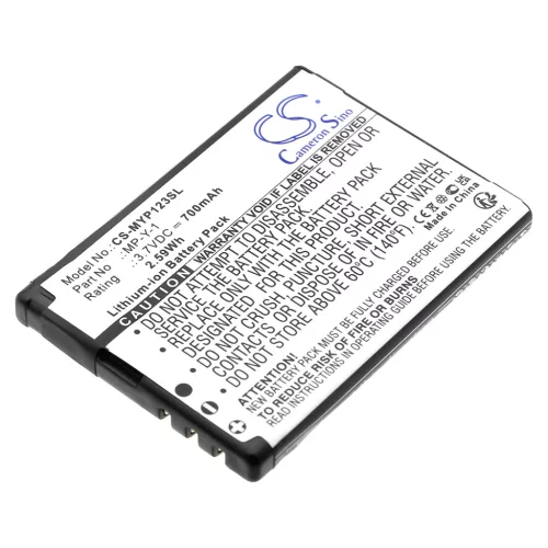 Polaroid BAT05BPR helyettesítő mobiltelefon akkumulátor (Li-ion, 3.7V, 700mAh / 2.59Wh) - Utángyártott