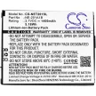NEC NE-201A1B helyettesítő mobiltelefon akkumulátor (Li-ion, 3.7V, 1400mAh / 5.18Wh) - Utángyártott