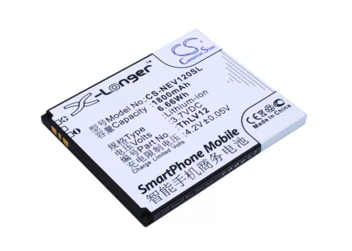 NEO ThLV12 helyettesítő mobiltelefon akkumulátor (Li-Polymer, 3.7V, 1800mAh / 6.66Wh) - Utángyártott