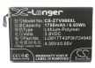 ZTE Li3817T43P3h724940 helyettesítő mobiltelefon akkumulátor (Li-Polymer, 3.8V, 1750mAh6.65Wh) - Utángyártott